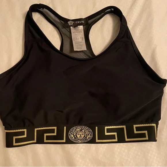 Womens Versace Greca Border sports bra size large - Picture 8 of 8